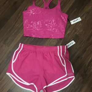 Calvin Klein Performance tank and shorts set